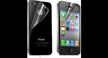 Screenprotector voor + achterkant iPhone 4 en 4S (mat) OP=OP