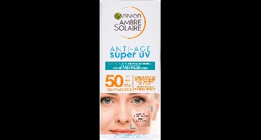6x Garnier Ambre Solaire Zonnebrandcrème Sensitive Expert+ Anti Age SPF 50 50 ml