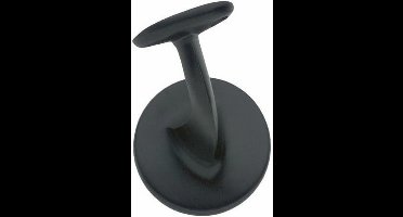 Intersteel Leuninghouder vlak zadel blind mat zwart