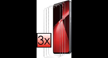 Screenprotector - 3 Stuks - Geschikt voor OnePlus Nord CE 4 Lite - Extra Sterk - Beschermglas - Gehard Glas - Tempered Glass - Screen Protector - Bescherm Cover