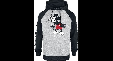 Mickey Mouse Tongue Out Heren Trui met capuchon - grijs/zwart - S
