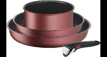Tefal Ingenio Daily Chef Pannenset 4 delig - Koekenpan 26cm + 22cm + Steelpan 16cm + Handgreep