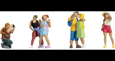 NOCH 45473 TT Toeristen figuren Geverfd, Staand