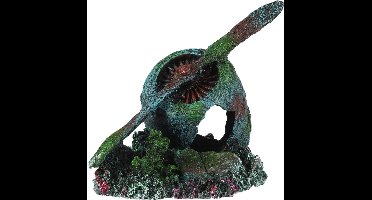Aqua Della - Aquariumdecoratie - Vissen - Vliegtuigmotor 12x9,2x10,7cm - 1st