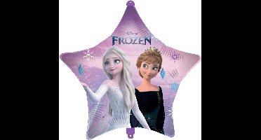 Folieballon - Frozen - Stervormig - 46 cm - Zonder vulling