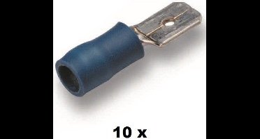 Cimco vlaksteker geisoleerd 1,5-2,5mm2 6,3X0,8 zak 10