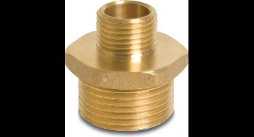 BOSTA Nr. 245 - Messing verloopnippel 1 1/4x1