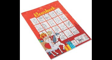 Grafix - Sint Kleurboek A4, 64 kleurplaten - Sinterklaas Kleurboek voor Kinderen - Sinterklaas Boek - Sinterklaas Kleurplaten