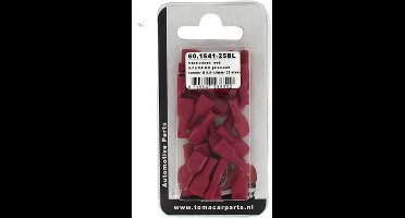 Kabelschoen 6.3x0.8 mm 25 stuks blister