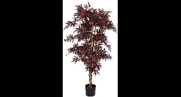 Mica Decorations Esdoorn Kunstplant - H140 x Ø80 cm - rood