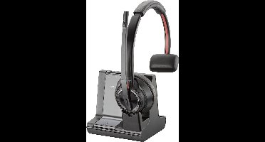 POLY Savi 8210 UC Headset Draadloos Handheld Kantoor/callcenter Bluetooth Zwart