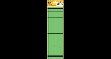 Avery Zweckform 10x Enkele map etiketten smal lang 297x38mm groen