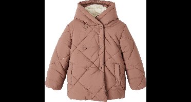 Vertbaudet Donsjack met capuchon voor meisjes met sherpa voering