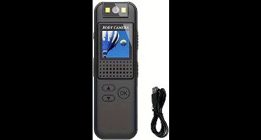 Bovista Spy Camera - Bodycam - Politie - Chest Camera - Spy Cam - Verborgen Camera - Spionage Camera - Action Camera - HD