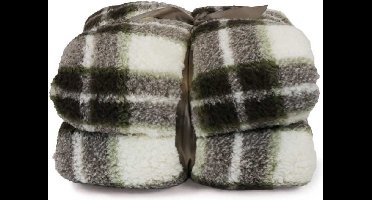 Unique Living - Plaid Tris Winter Green -150x200cm