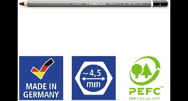 Staedtler houtskool potlood Mars Lumograph, zacht