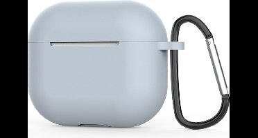 New Age Devi - Hoesje geschikt voor Apple AirPods 3 Hoesje - Licht Grijs