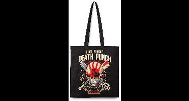 Rocksax Five Finger Death Punch - Got Your Six Tote bag - Zwart