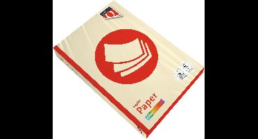Kopieerpapier quantore colour a4 120gr ivoor | 5 stuks
