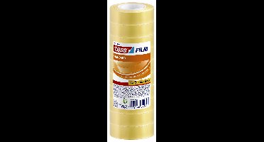 Plakband tesafilm® Standaard 33mx15mm krimp transparant 10 rollen