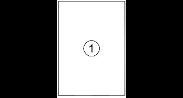 ETIKET QUANTORE 210X297MM 100STUKS