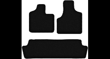 BASIC zwarte veloursmatten voor: Chrysler Voyager IV minivan (2000-2008)