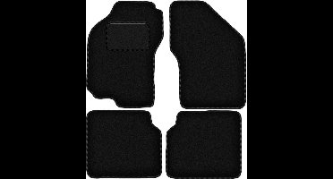 Zwarte veloursmatten voor: Fiat Bravo hatchback (1995-2001)