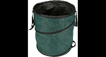 Toolland Tuinafvalzak, pop-upsysteem, polyester, groen, 123 liter