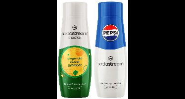 Soda Stream - Limonadesiropen - Imbir Ginger - PEPSI - 2x440 ml