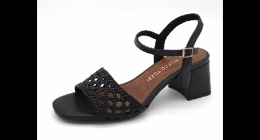 Marco Tozzi Dames Sandalette - 28382-001 Zwart - Maat 37