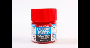 Tamiya Hobbyverf Olieverf - LP-50 Bright Red - Gloss - Lacquer Paint - Verf potje - 10 ml