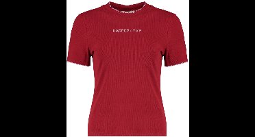 Harper & Yve T-shirt Cammy Ss Aw25p400 319 Ruby Red Dames Maat - L
