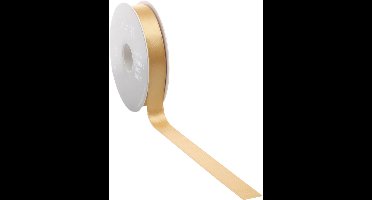 Zand / Licht goud Satijnlint | zeer luxe kwaliteit |25 mm / 25 mtr.