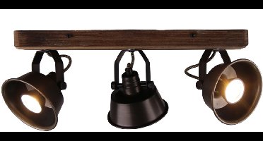 Various Max Plafondspot- 3-lichts- Zwart- Draaibaar- Modern Design