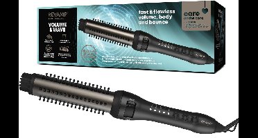 Revamp 32MM Krulborstel - Thermal Brush - Warmteborstel met Intrekbare Borstelharen - 150 tot 210 ºC - Ionentechnologie - Inclusief Hittebestendige Handschoen - BR1350