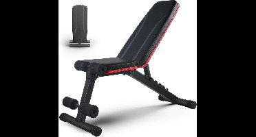 Zylo® Bench Fitness - Halterbank - Bench Press - 140 x 40 x 50.8 cm - Zwart