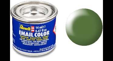 Revell Hobbyverf Enamel verf - #360 Fern Green - Satin - RAL6025 - Enamel - Verf potje - 14 ml