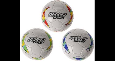 Voetbal maat 2 kunstleer 15cm multicolor bal voor kinderen.