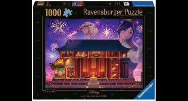 Ravensburger puzzel Disney Castles Mulan - 1000 stukjes legpuzzel.