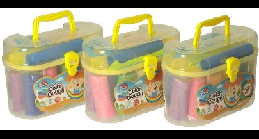 Kleiset in Opbergkoffer - 16 Kleuren Klei