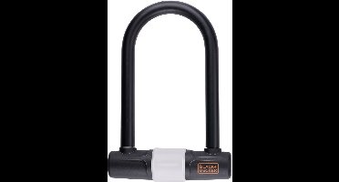 BLACK+DECKER Beugelslot - Fietsslot/ Scooterslot/ Motorslot - 14 x 25 CM - 3 Reservesleutels