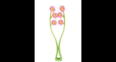 S&E Handmatige Gezichtsmassager – Voor Lifting, Ontspanning en Verzorging - Roze