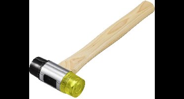 TOOLCRAFT TO-9991032 Rubberen hamer Middelzacht, Middelhard 335 g 310 mm 1 stuk(s)