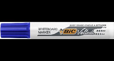 BIC Velleda 1791 markeerstift 12 stuk(s) Beitelvormige punt Blauw