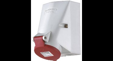 Mennekes CEE WCD opbouw 32A 5P 6H 400V TwinCONTACT IP44 - Rood