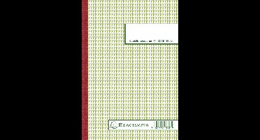 Exacompta 10x Doorschrijfpapier geruit 5x5 21x14,8cm 50 bladen triple zelfkopiërend - - 3251E