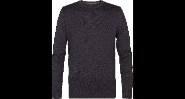 Petrol Industries Heren Fijngebreide Trui - Regular Fit - Ronde Hals - Truien Heren - Pullover - Blauw - Maat XXXL