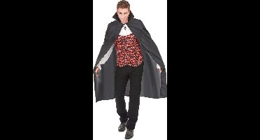 Vegaoo - Dracula cape voor volwassenen Halloween kleding - Zwart - One Size