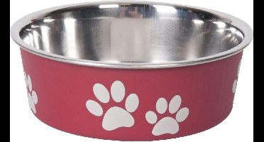 Flamingo Hondenvoerbak Bella Kena Rood - Roze - 12 x 12 x 4 cm
