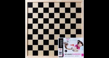 Longfield Games Schaak- En Dambord 40x40cm